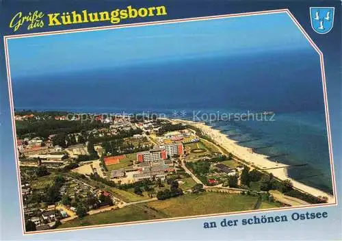 AK / Ansichtskarte  KueHLUNGSBORN Ostseebad Kuestenpanroama Strand