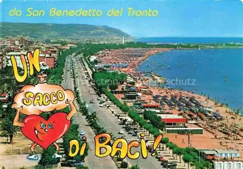 AK / Ansichtskarte  San Benedetto del Tronto Marche IT Kuestenpanorama Strand