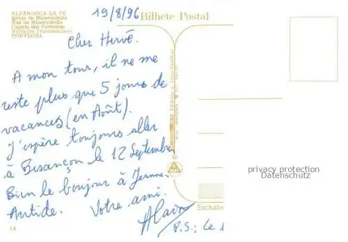 AK / Ansichtskarte  Alfandega da Fe Portugal PT Igreja da Misericórdia Rua da Misericórdia Capela dos Ferreiras