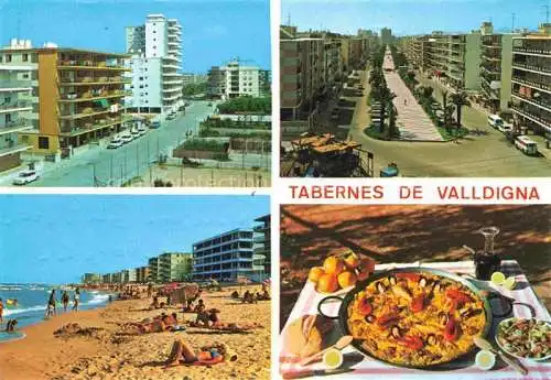 AK / Ansichtskarte  Tabernes de Valldigna Valenciana ES Motive Stadtzentrum Strand Paella