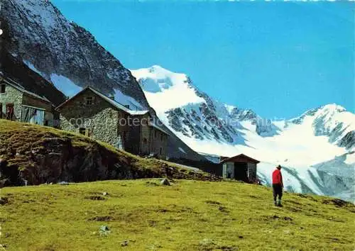 AK / Ansichtskarte  Taschachhaus 2434m Pitztal Tirol AT Berghaus gegen oelgrubenspitze und oelgrubenjoch