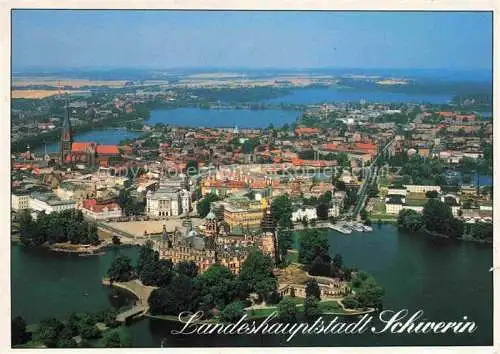 AK / Ansichtskarte  SCHWERIN  Mecklenburg Panorama Landeshauptstadt Altstadt und Schloss