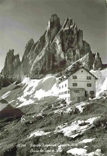 AK / Ansichtskarte  Rifugio Zsigmondy-Comici Huette 2224m IT Berghaus Dolomiten Croda dei Topi Zwoelferkofel