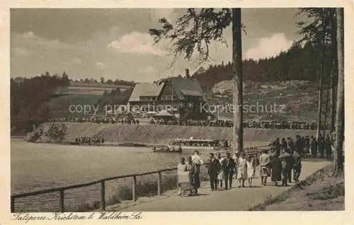 AK / Ansichtskarte  Waldheim  Sachsen Talsperre Kriebstein Promenade Kupfertiefdruck