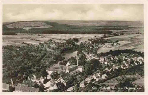 AK / Ansichtskarte  Maulbronn Panorama mit Kloster