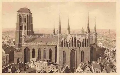 AK / Ansichtskarte  Danzig GDANSK PL Marienkirche Serie Das schoene Deutschland Bild 23 Reichswinterhilfe-Lotterie 1934/35