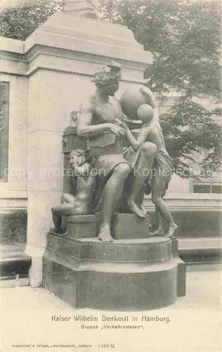 AK / Ansichtskarte  HAMBURG Kaiser Wilhelm Denkmal Gruppe Verkehrswesen