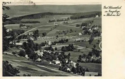 AK / Ansichtskarte  Bad Schwarzbach Flinsberg Isergebirge Swieradow Zdroj Bad PL Panorama Blick ins Tal