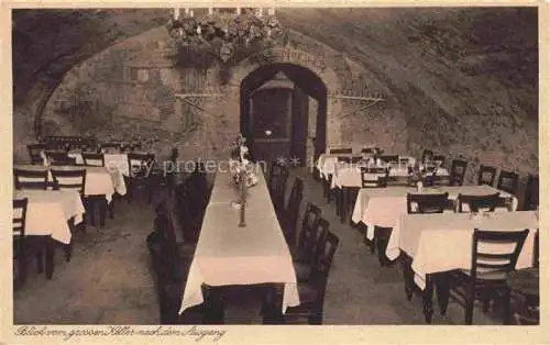 AK / Ansichtskarte  RueDESHEIM am Rhein Gasthaus zum Felsenkeller Weinschaenke Grosser Keller