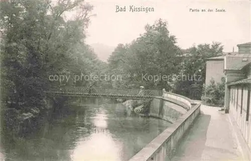 AK / Ansichtskarte  BAD KIssINGEN Partie an der Saale