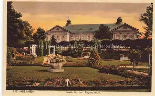 AK / Ansichtskarte  BAD KIssINGEN Rosarium mit Regentenbau