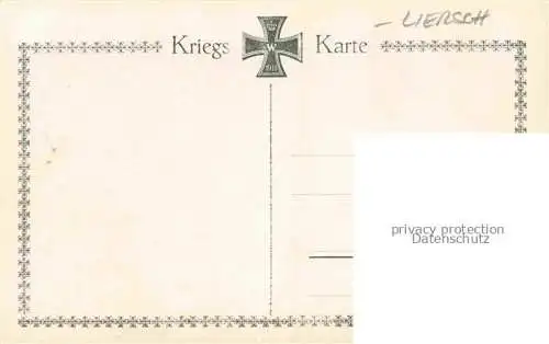 AK / Ansichtskarte  Verlag Liersch Gustav WK1 Segelflugzeug Russland Schuetzengraben