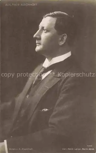 AK / Ansichtskarte  Politik Walther Kirchhoff Berlin