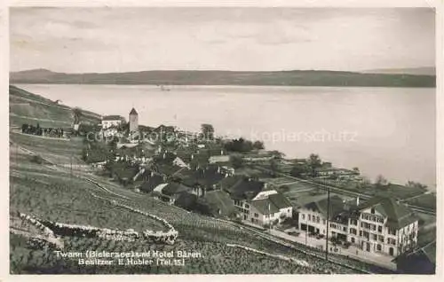 AK / Ansichtskarte  Twann Nidau BE Hotel Baeren Bielersee