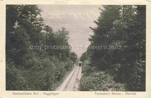 AK / Ansichtskarte  Magglingen Drahtseilbahn Biel Magglingen