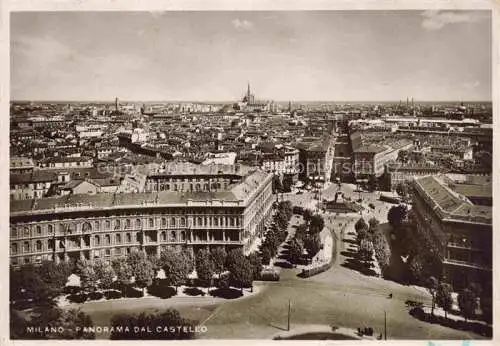 AK / Ansichtskarte  MILANO Mailand IT Panorama dal Castello