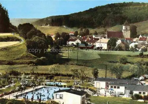 AK / Ansichtskarte  Breitenbrunn Oberpfalz Neumarkt Panorama Schwimmbad