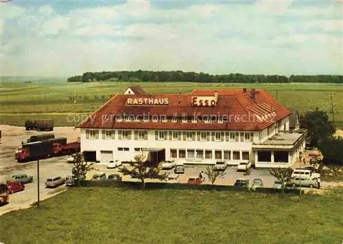 AK / Ansichtskarte  ULM  Donau Rasthaus Esso Station Seligweiler Fliegeraufnahme