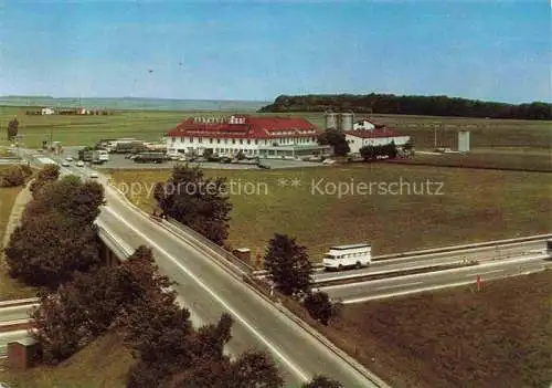 AK / Ansichtskarte  ULM  Donau Rasthaus Esso Station Seligweiler Fliegeraufnahme