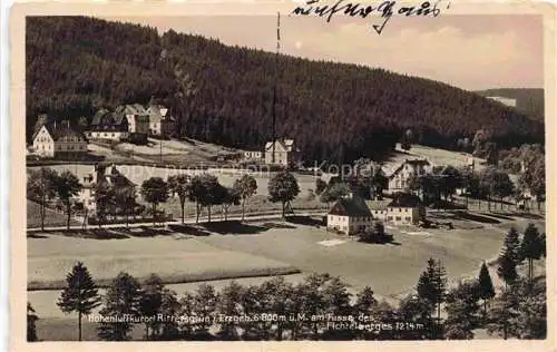 AK / Ansichtskarte  Rittersgruen Erzgebirgskreis Sachsen Panorama Kurort am Fusse des Fichtelberges