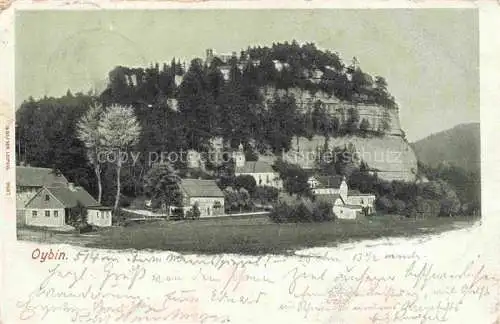 AK / Ansichtskarte  Oybin Sachsen Panorama Blick zur Felsenkirche