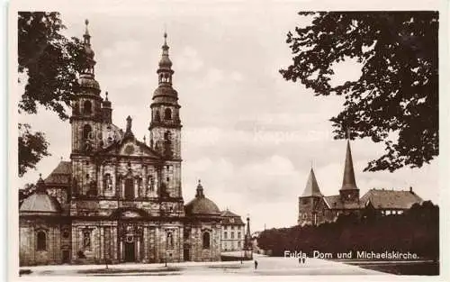 AK / Ansichtskarte  FULDA Dom und Michaelskirche