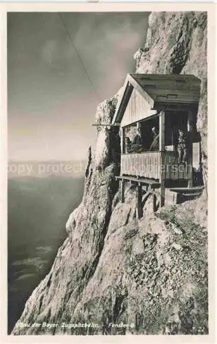 AK / Ansichtskarte  Ehrwald Tirol AT Bau der Bayerischen Zugspitzbahn