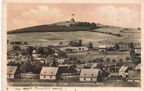 AK / Ansichtskarte  Heidelberg Seiffen Erzgebirge Sachsen Panorama mit Schwartenberg Sommerfrische