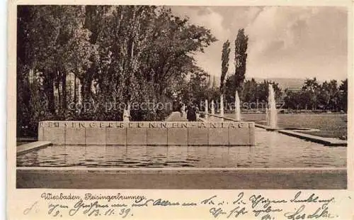 AK / Ansichtskarte  WIESBADEN Reisingerbrunnen Bromsilber Imitation