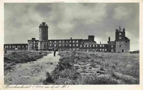 AK / Ansichtskarte  Wernigerode Harz Brockenhotel auf dem Brocken