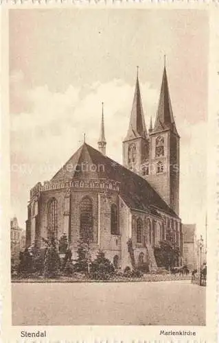 AK / Ansichtskarte  Stendal  Sachsen-Anhalt Marienkirche