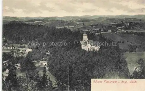 AK / Ansichtskarte  Fuersteneck Bayern Panorama mit Blick zum Schloss Fuersteneck