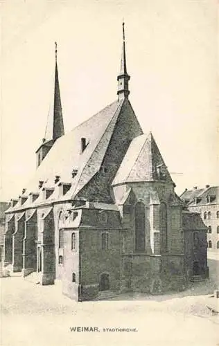 AK / Ansichtskarte  WEIMAR  Thueringen Stadtkirche