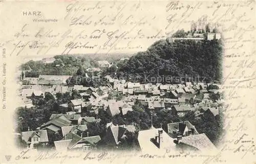 AK / Ansichtskarte  Wernigerode Harz Stadtpanorama