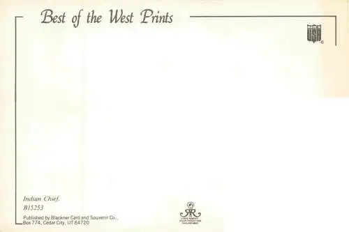 AK / Ansichtskarte  Indianer Native American Chief West Prints