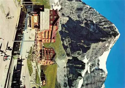 AK / Ansichtskarte  Zahnradbahn Standseilbahn Furniculaire Rack Railway-- Kleine Scheidegg Eiger Nordwand 