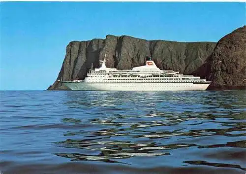 AK / Ansichtskarte  Dampfer Oceanliner M/S Royal Viking Sky Nordkapp Norway