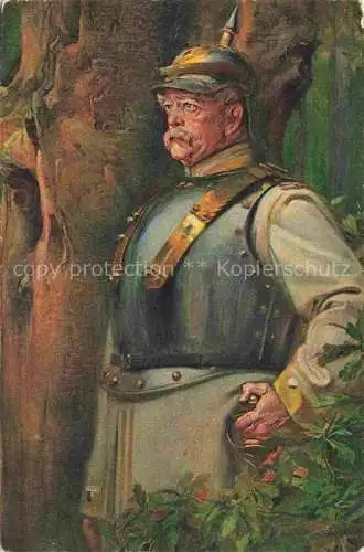 AK / Ansichtskarte  BISMARCK  Otto von Politik Pickelhaube 