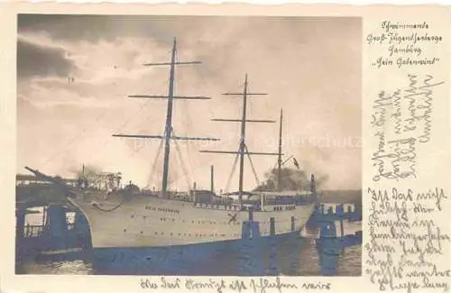 AK / Ansichtskarte  Segelschiffe Sailing Ship Navire a Voiles Barco de Vela-- Hein Godenwind Hamburg