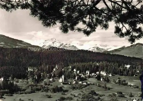 AK / Ansichtskarte  Waldhaus Flims GR mit Piz Aul und Piz Terri