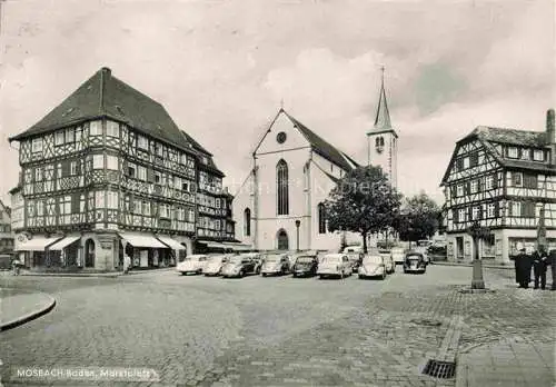 AK / Ansichtskarte  Mosbach Baden Neckar-Odenwald-Kreis BW Marktplatz Kirche