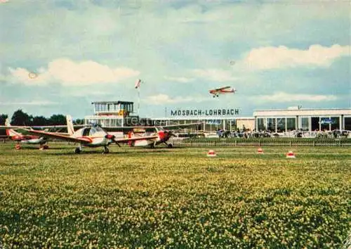 AK / Ansichtskarte  Lohrbach Mosbach Neckar-Odenwald-Kreis BW Flugplatz Casino Hotel