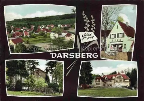 AK / Ansichtskarte  Darsberg Neckarsteinach Bergstrasse Hessen Panorama SPAR Kleinhans 