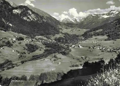 AK / Ansichtskarte  Klosters-Serneus GR mit Mazzaselva und Silvrettagruppe