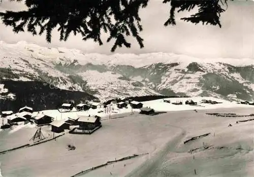 AK / Ansichtskarte  Miraniga Obersaxen GR Blick gegen Vorab