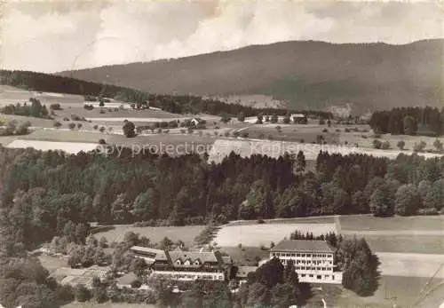 AK / Ansichtskarte  Evilard-sur-Bienne Evilard-Leubringen Biel BE Kinder Heilstaette Maison Blanche Fliegeraufnahme