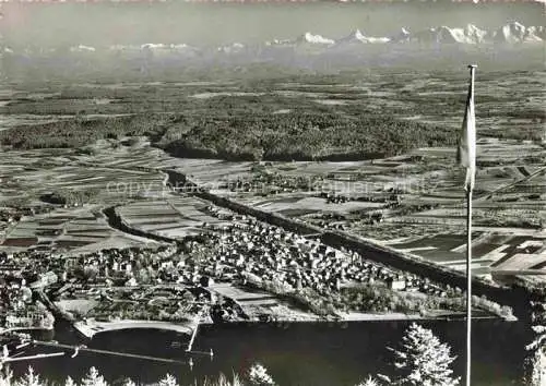 AK / Ansichtskarte  Magglingen Fliegeraufnahme mit Alpenpanorama