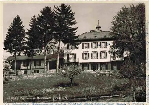 AK / Ansichtskarte  Twannberg Nidau BE Kurhaus und Restaurant Twannberg