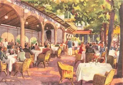 AK / Ansichtskarte  Stresa Borromeo Lago Maggiore IT Albergo Ristorante Veronese