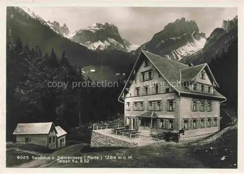 AK / Ansichtskarte  Saembtissee Saembtisersee IR Gasthaus zum Saembtissee Platte